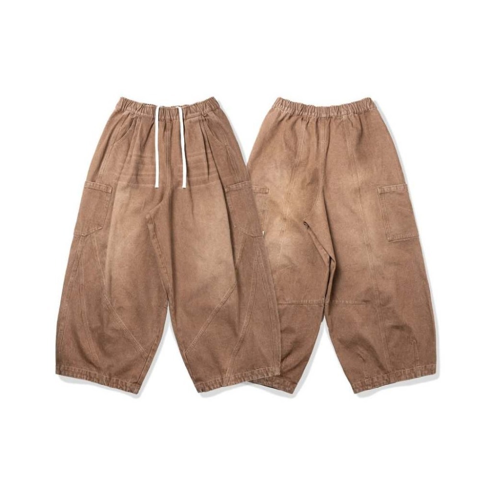 ORDINARY 25SS PANEL VAULT TROUSERS 幾何線條口袋燈籠褲 店內價 【PS中壢】-規格圖9
