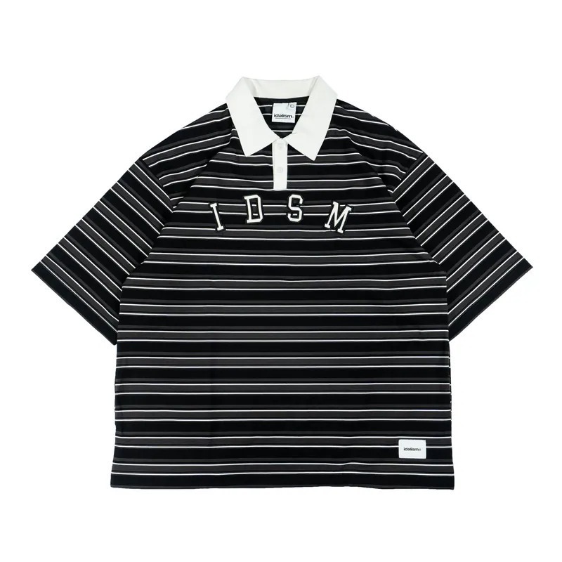 IDEALISM IDE Stripe Polo 條紋 OLO刺繡拱形 短袖 短T 店內價 【PS中壢】-規格圖2