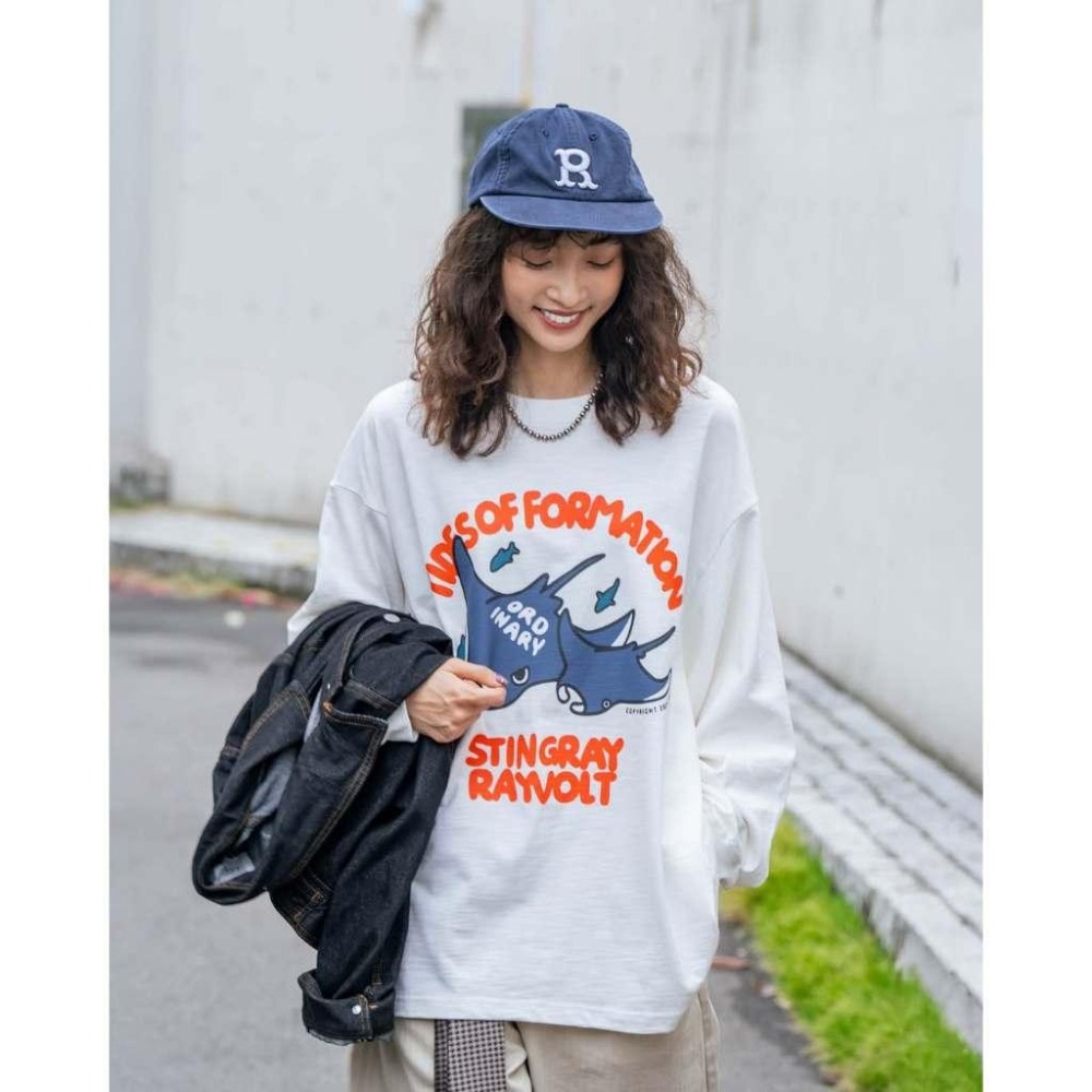 ORDINARY 25AW STINGRAY RIOT L/S TEE 美式魟魚LOGO長TEE 【PS中壢】-細節圖2