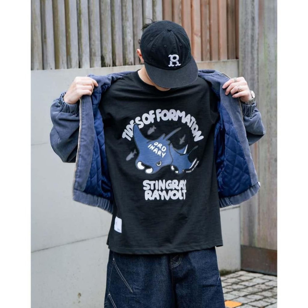 ORDINARY 25AW STINGRAY RIOT L/S TEE 美式魟魚LOGO長TEE 【PS中壢】-細節圖5