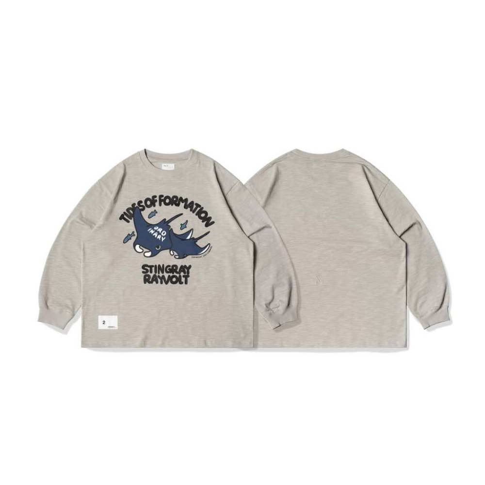 ORDINARY 25AW STINGRAY RIOT L/S TEE 美式魟魚LOGO長TEE 【PS中壢】-規格圖9
