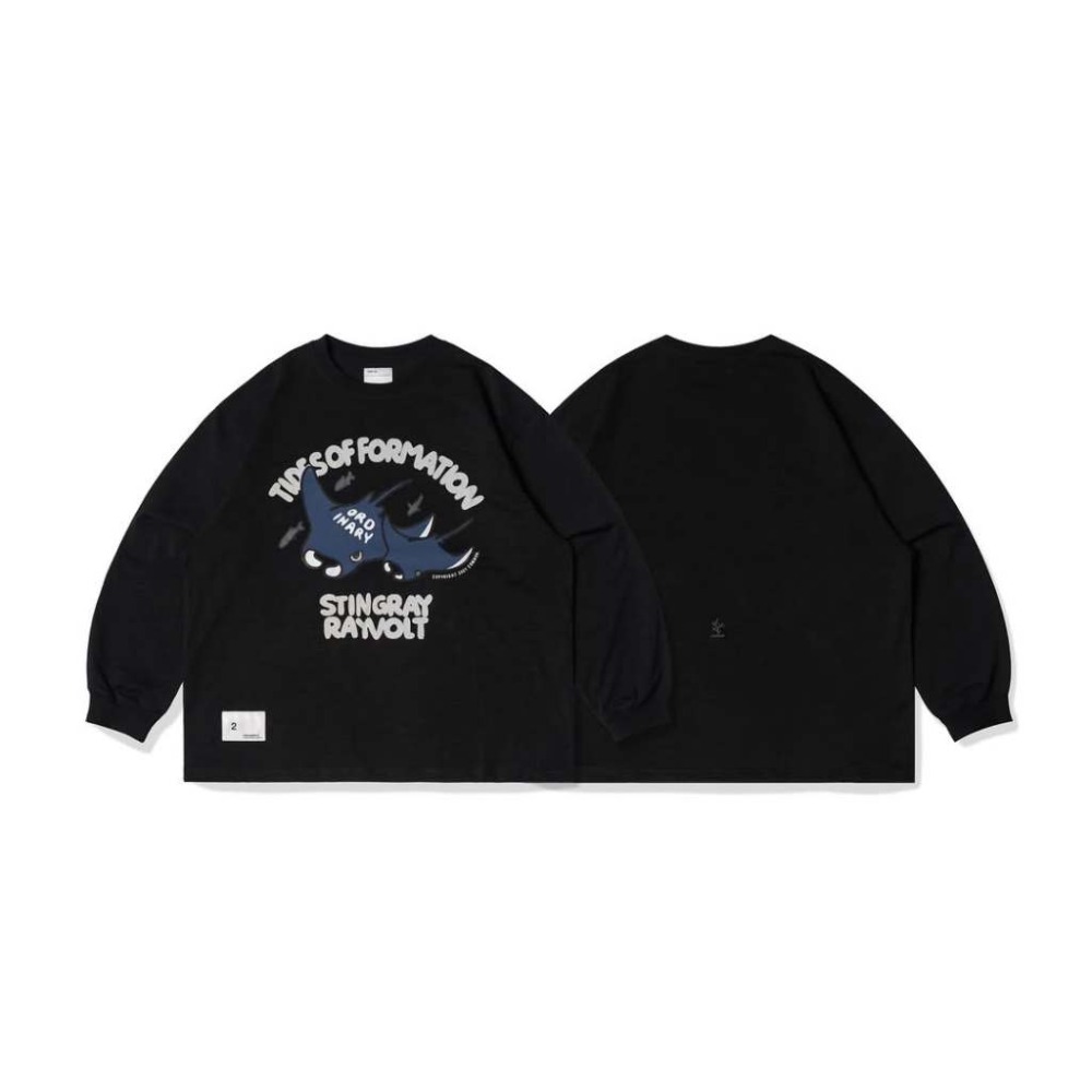 ORDINARY 25AW STINGRAY RIOT L/S TEE 美式魟魚LOGO長TEE 【PS中壢】-規格圖9