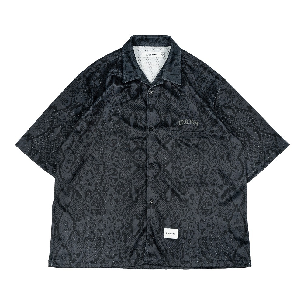 IDEALISM IDE SKIN SHIRT 蛇紋 短袖 襯衫 店內價 【PS中壢】-規格圖1