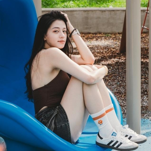 BEST FOOT FRIEND / BFF襪 Ginger Cat 刺繡 橘貓 長襪 【PS中壢】-細節圖5