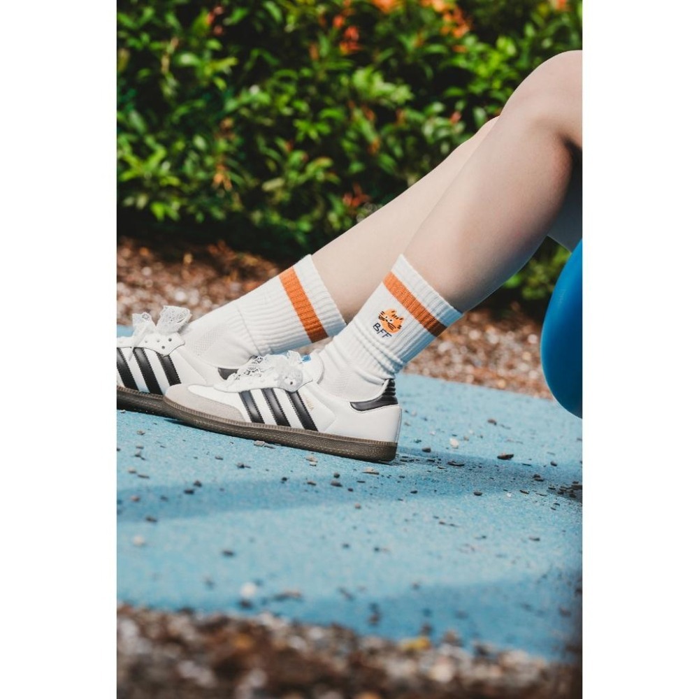 BEST FOOT FRIEND / BFF襪 Ginger Cat 刺繡 橘貓 長襪 【PS中壢】-細節圖8