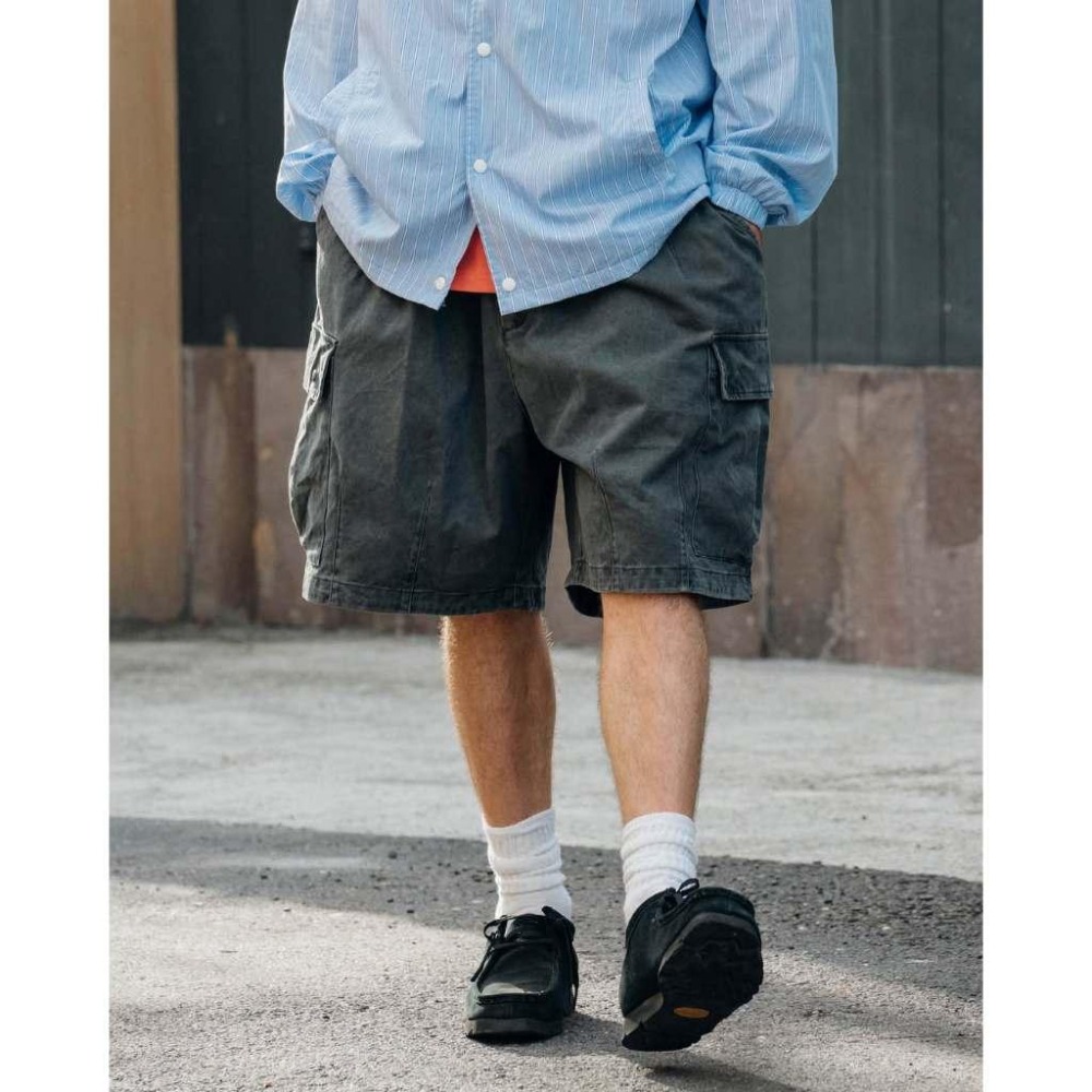 ORDINARY 25SS WASHED UTILITY CARGO SHORTS 水洗工作五袋短褲【PS中壢】-細節圖9