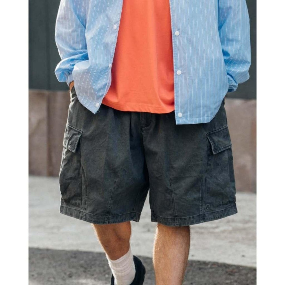 ORDINARY WASHED UTILITY CARGO SHORTS 水洗工作五袋短褲 店內價 【PS中壢】-細節圖8