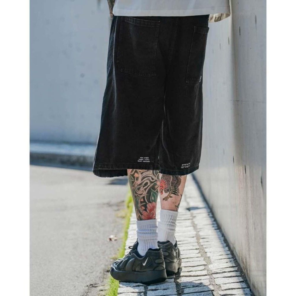 ORDINARY 25SS 3D ARC DENIM SHORTS ３D剪裁七分牛仔短褲【PS中壢】-細節圖6
