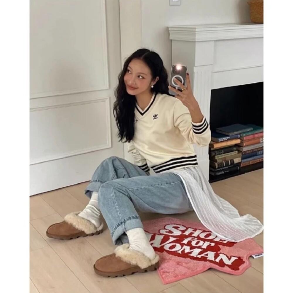 UGG Disquette 張員瑛同款 穆勒鞋 女鞋 保暖出街 秋冬必備 懶人鞋 UG5125 【PS中壢】-細節圖4