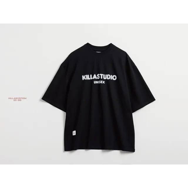 KILLASYSTEM FUZZY LOGO TEE 殘影馬賽克字體TEE 短T【PS中壢】-規格圖9