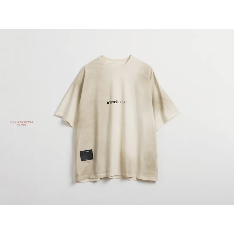KILLASYSTEM UNCLEAR LOGO TEE 模糊字體LOGO 短T【PS中壢】-規格圖8