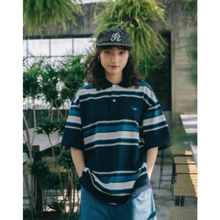 ORDINARY 25SS URBAN BORDER POLO 寬條紋城市POLO衫  短T【PS中壢】-細節圖3