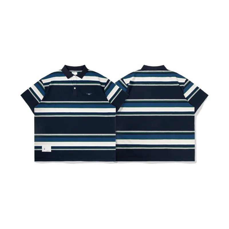 ORDINARY 25SS URBAN BORDER POLO 寬條紋城市POLO衫  短T【PS中壢】-規格圖9