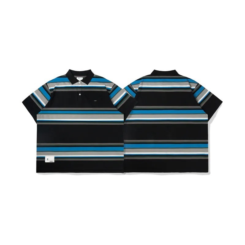 ORDINARY 25SS URBAN BORDER POLO 寬條紋城市POLO衫  短T【PS中壢】-規格圖9