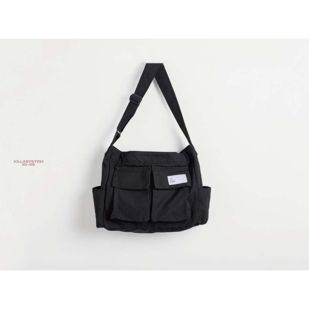 KILLASYSTEM 25S/S CANVAS SHOULDER BAGS 肩背包 店內價 【PS中壢】-規格圖6