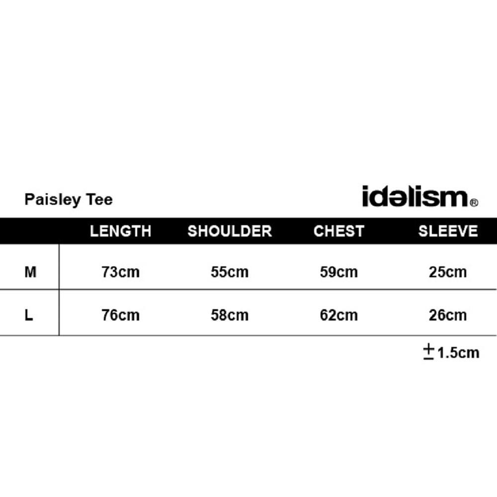 IDEALISM IDE  Paisley Tee 變形蟲短上衣 短T 【PS中壢】-細節圖5