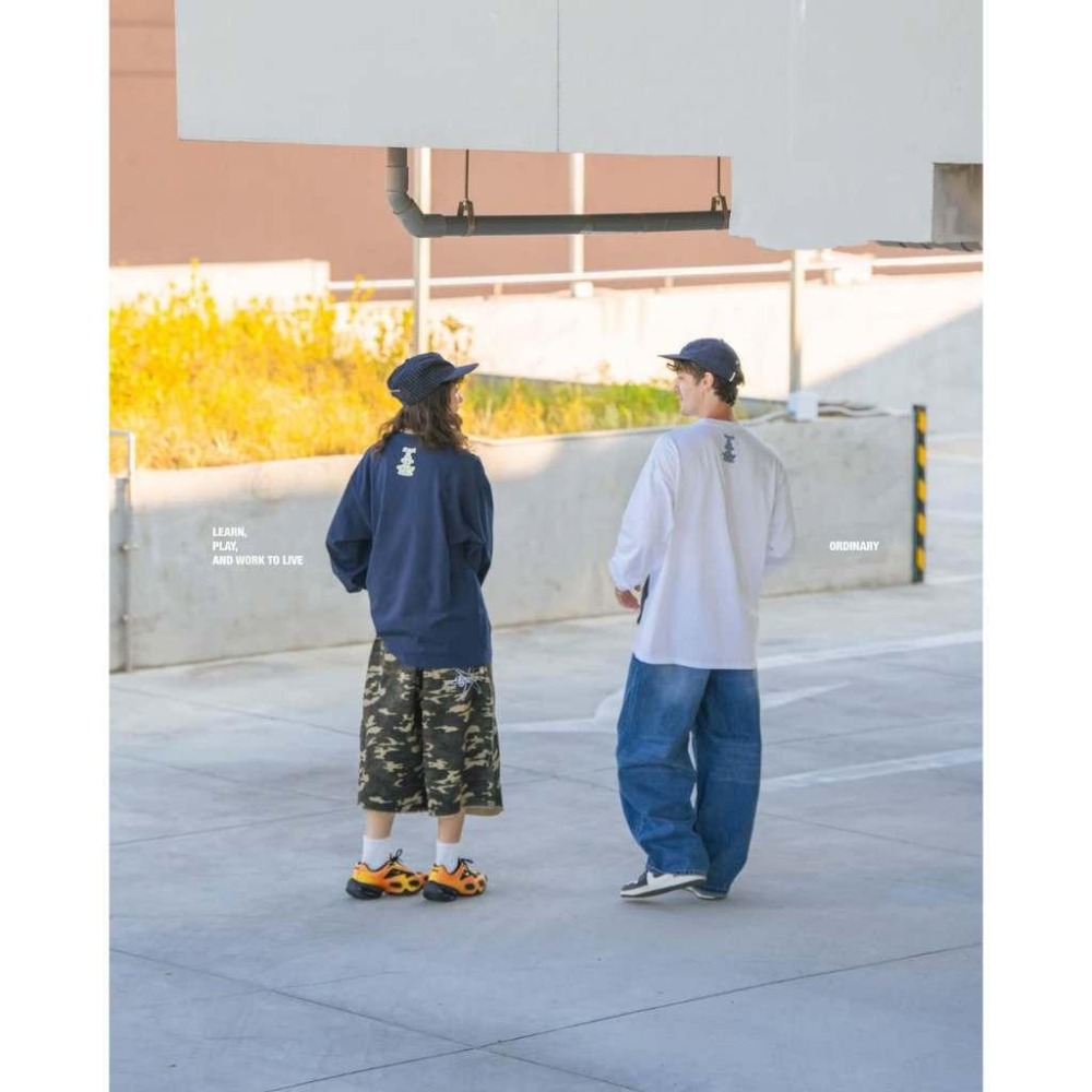 ORDINARY 25AW LOGO L/S TEE 昏眩LOGO 基礎長TEE【PS中壢】-細節圖5