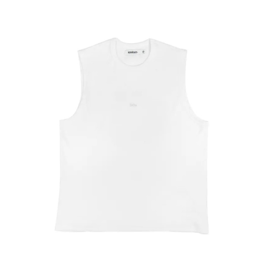 IDEALISM IDE IDRC Vest 小刺繡 寬肩 螺紋 背心 【PS中壢】-規格圖8