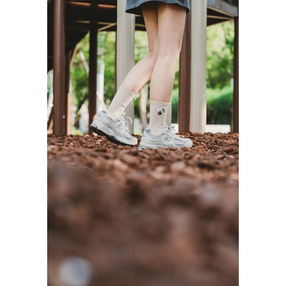 BEST FOOT FRIEND / BFF襪 Plumeria雞蛋花 刺繡長襪【PS中壢】-細節圖4