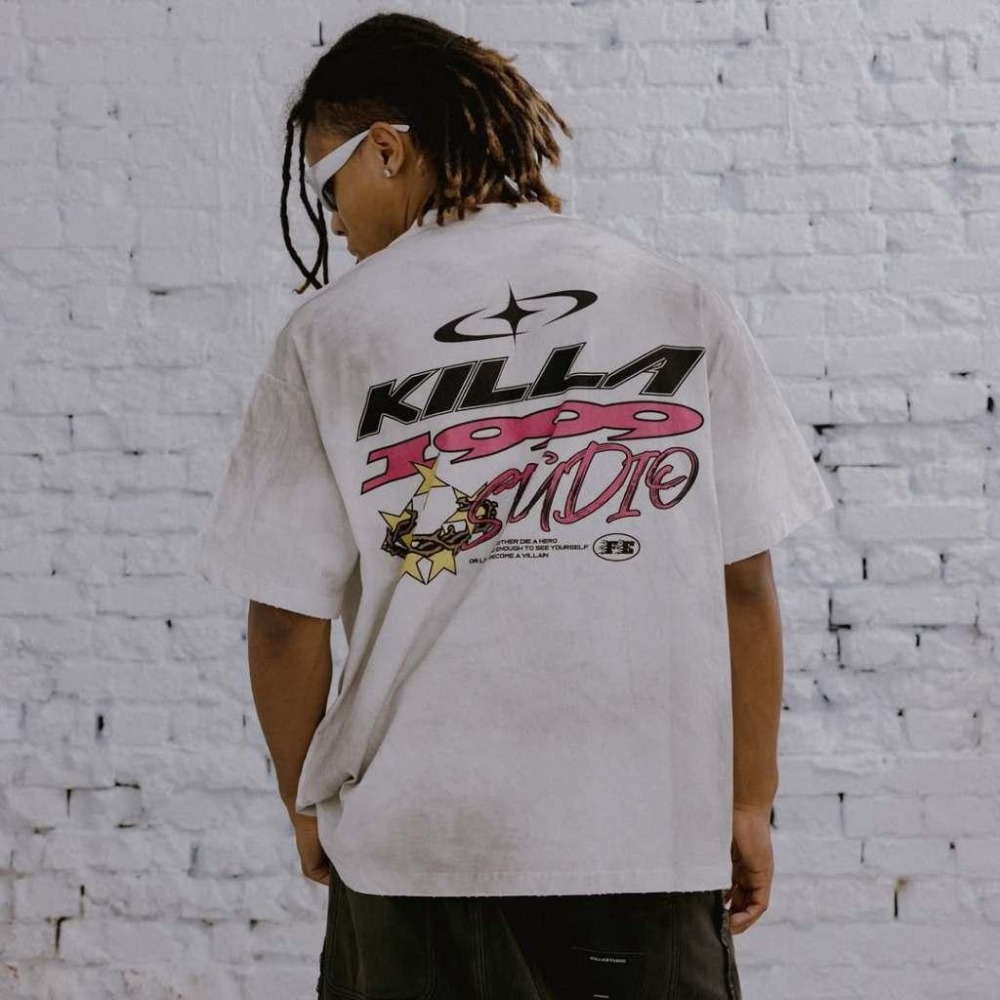 KILLASYSTEM 25S/S PIXEL DAMAGE TEE 復古像素 油污破壞短T【PS中壢】-細節圖3