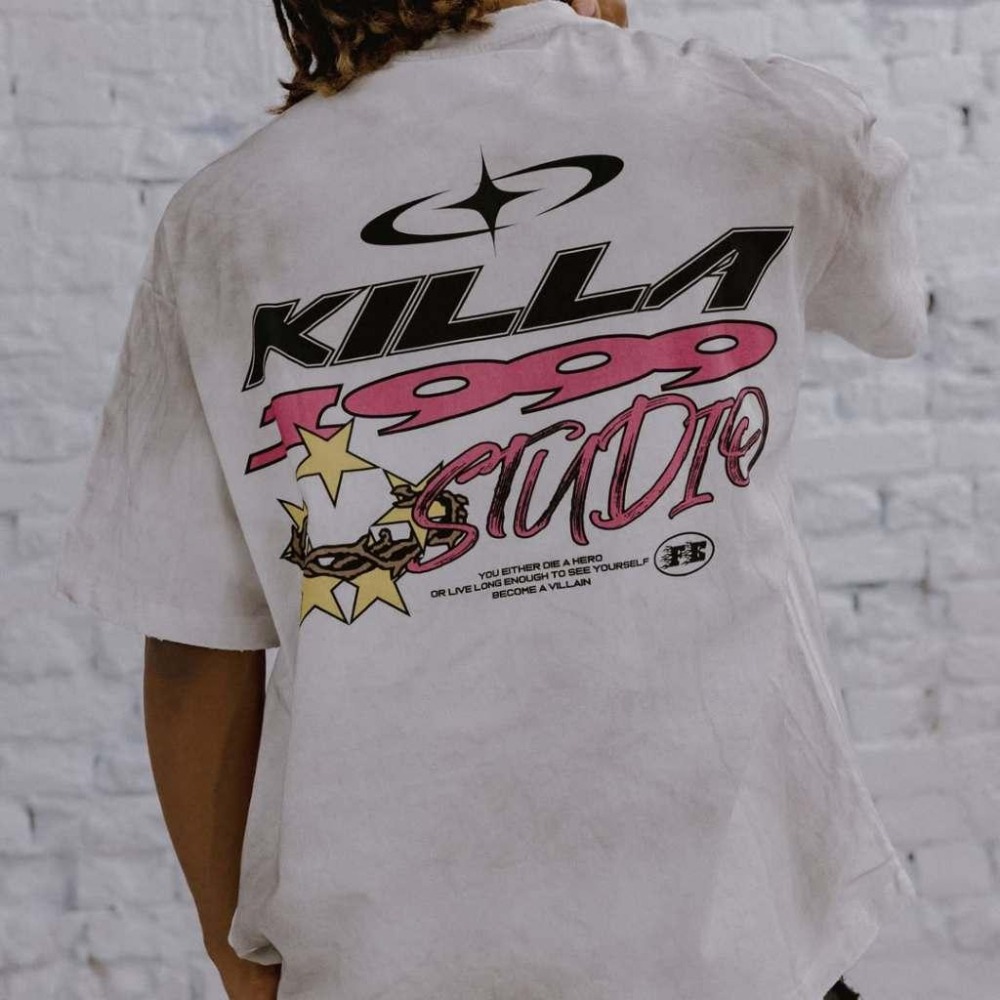 KILLASYSTEM 25S/S PIXEL DAMAGE TEE 復古像素 油污破壞短T【PS中壢】-細節圖4