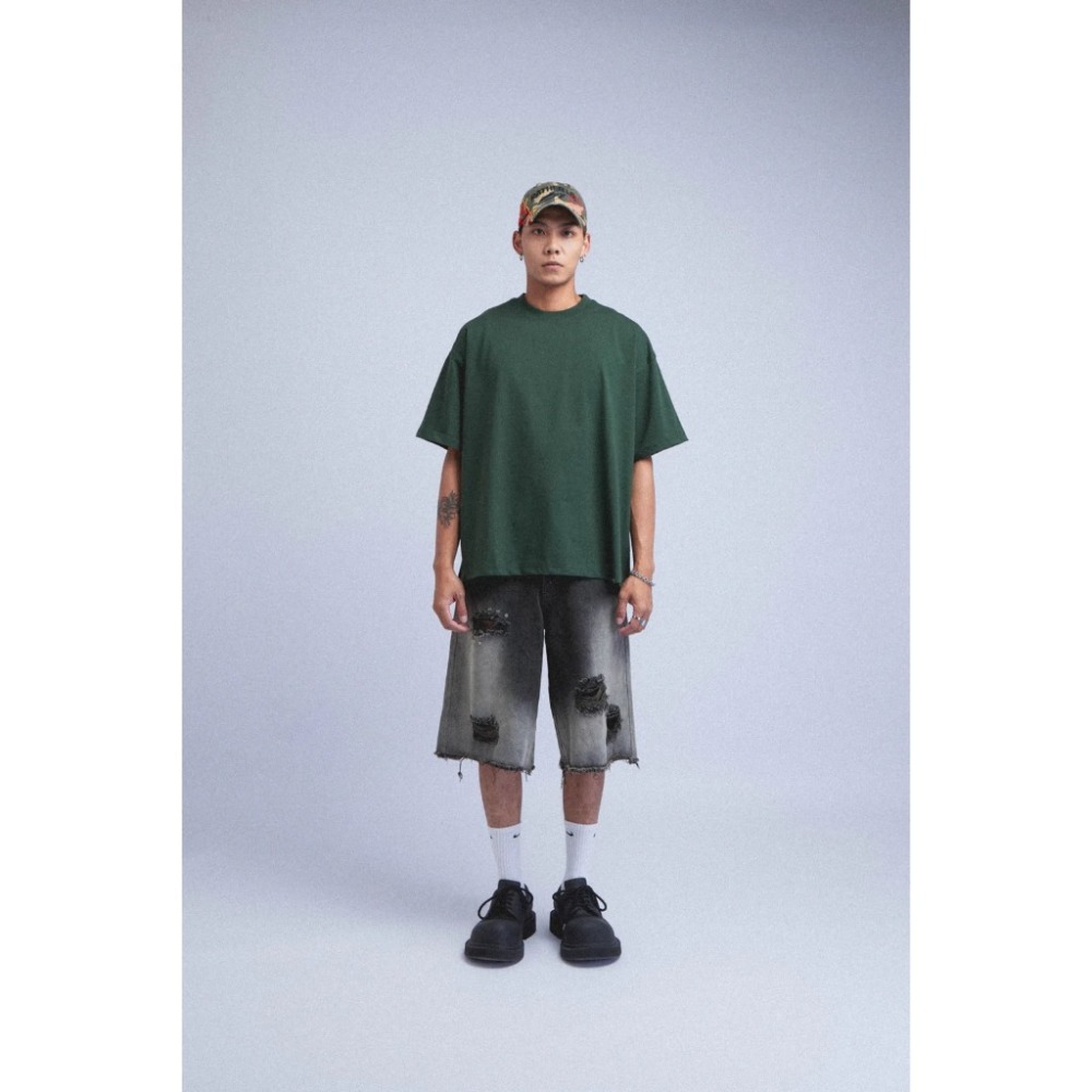 KILLASYSTEM-BASIC BOXY TEE 短版 防曬 涼感 素TEE 短袖 【PS中壢】-規格圖9