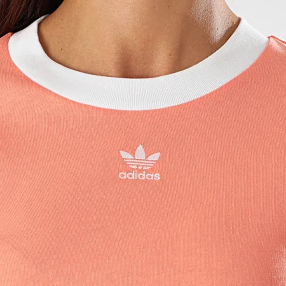 ADIDAS 胸口刺繡 LOGO 設計 短版 上衣【PS中壢】-規格圖8