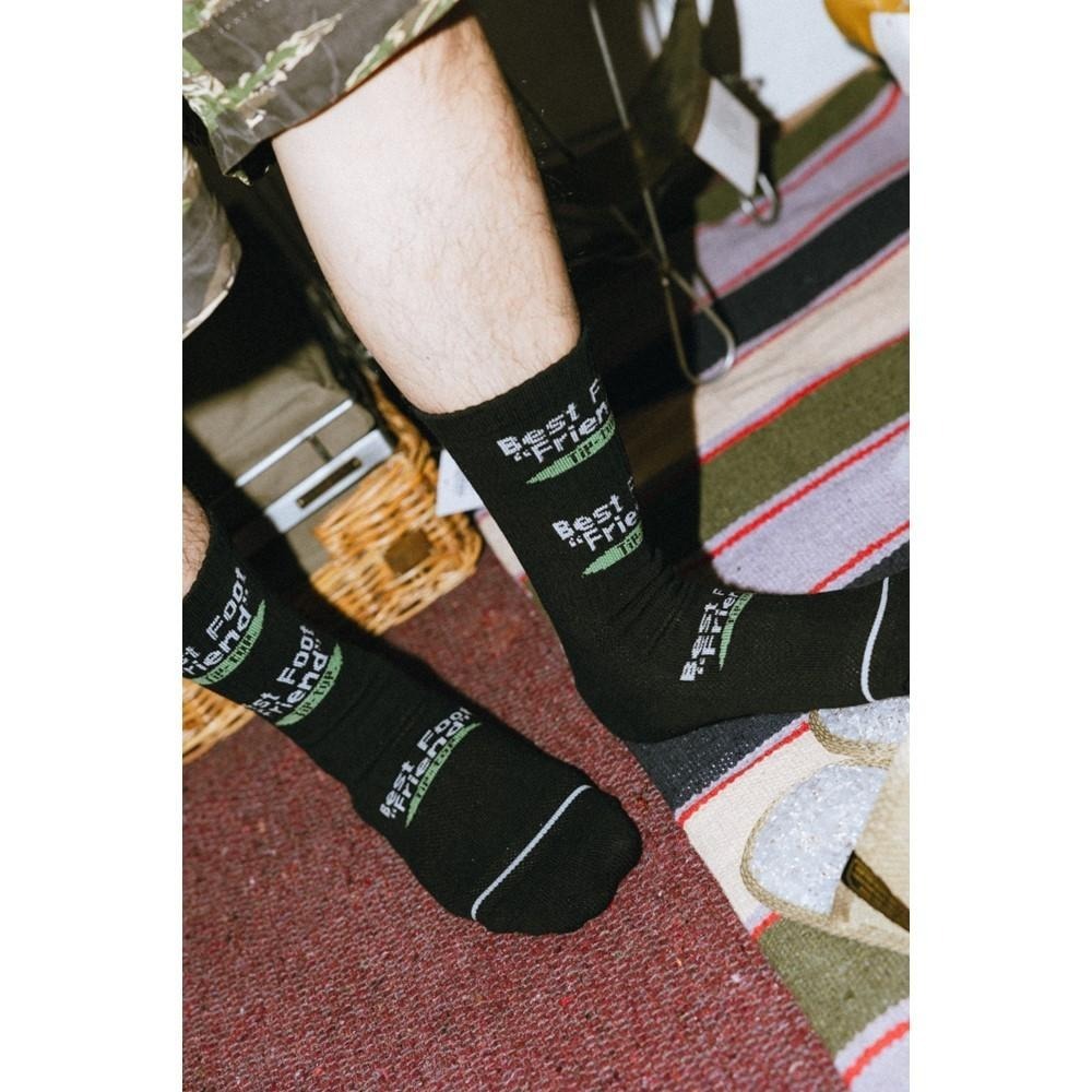 BEST FOOT FRIEND / BFF襪 BFF NEONSIGN 霓虹燈 刺繡 長襪【PS中壢】-細節圖6