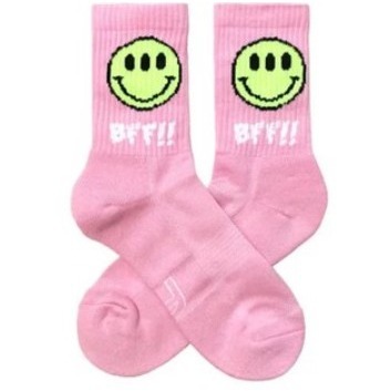 BEST FOOT FRIEND /BFF襪 運動 長襪 短襪 微笑 繽紛 刺繡 笑臉【PS中壢】綜合賣場-規格圖2