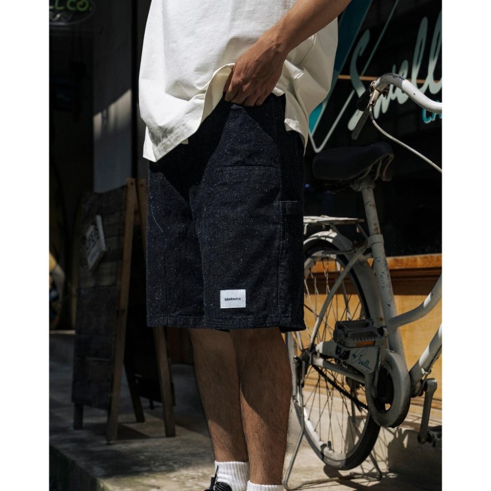 IDEALISM IDE DOUNLEKNEE JEAN 牛仔短褲【PS中壢】-細節圖2