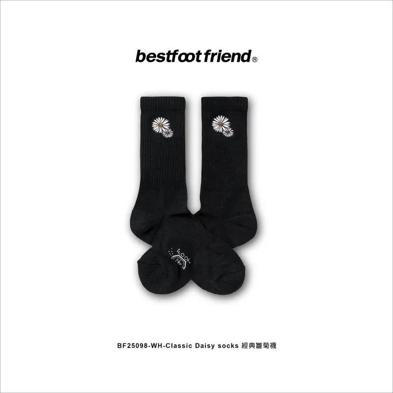 BEST FOOT FRIEND /BFF襪 CLASSIC DAISY SOCKS 經典刺繡雛菊長襪【PS中壢】-細節圖7