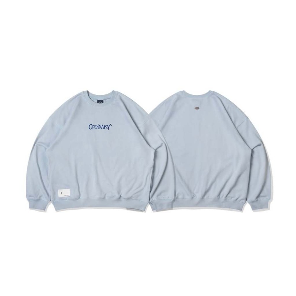 ORDINARY 25AW LOGO POCKET SWEATSHIRT 口袋大學T 無刷毛 店內價 【PS中壢】-規格圖1