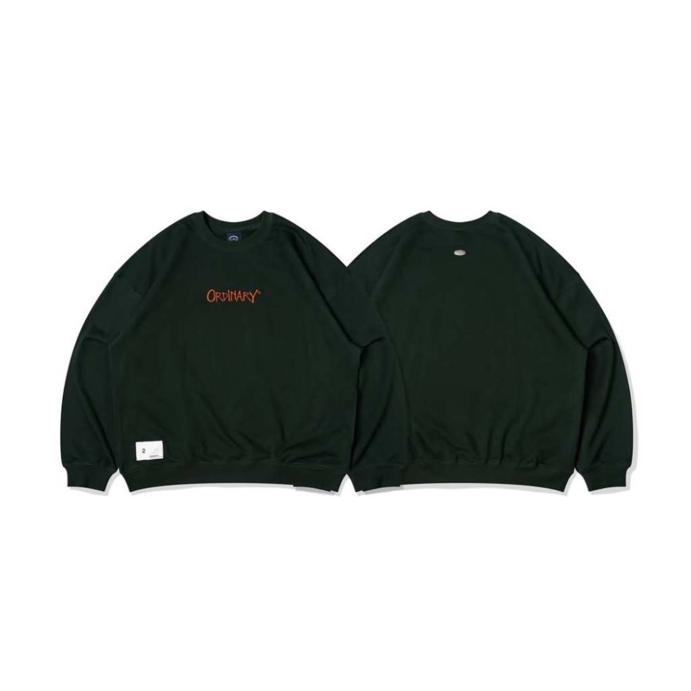 ORDINARY 25AW LOGO POCKET SWEATSHIRT 口袋大學T 無刷毛 店內價 【PS中壢】-規格圖2