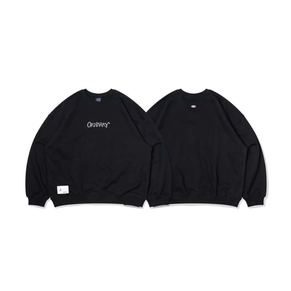 ORDINARY 25AW LOGO POCKET SWEATSHIRT 口袋大學T 無刷毛 店內價 【PS中壢】-規格圖4