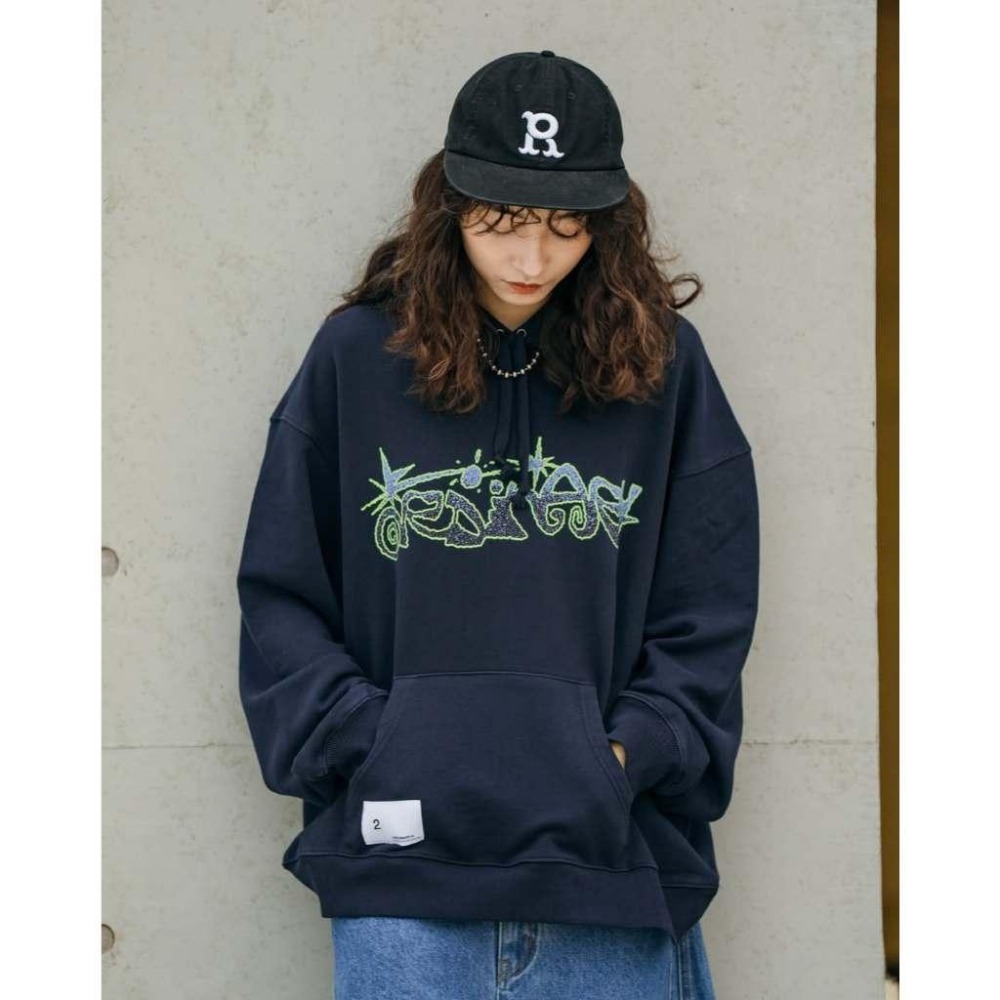 ORDINARY 25AW ASTRAL FLOW HOODIE 星體塗鴉LOGO帽TEE 店內價 【PS中壢】-細節圖2