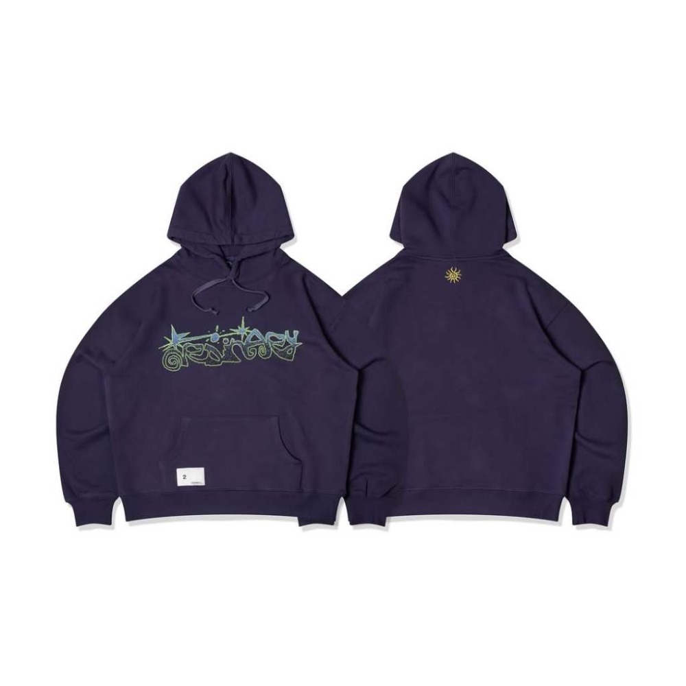 ORDINARY 25AW ASTRAL FLOW HOODIE 星體塗鴉LOGO帽TEE【PS中壢】-規格圖9