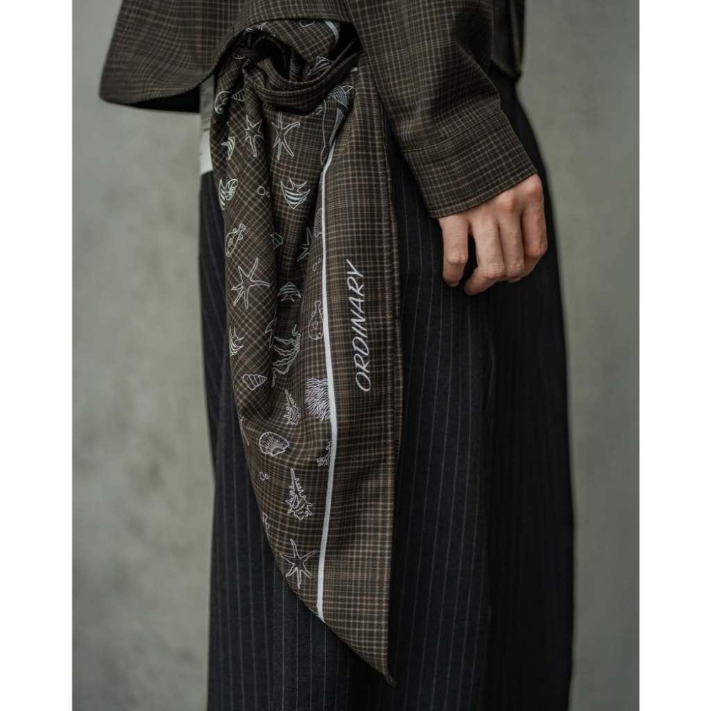 ORDINARY METAL TAG CROPPED CHECK SHIRT鐵牌短板格紋襯衫 PS中壢-細節圖8