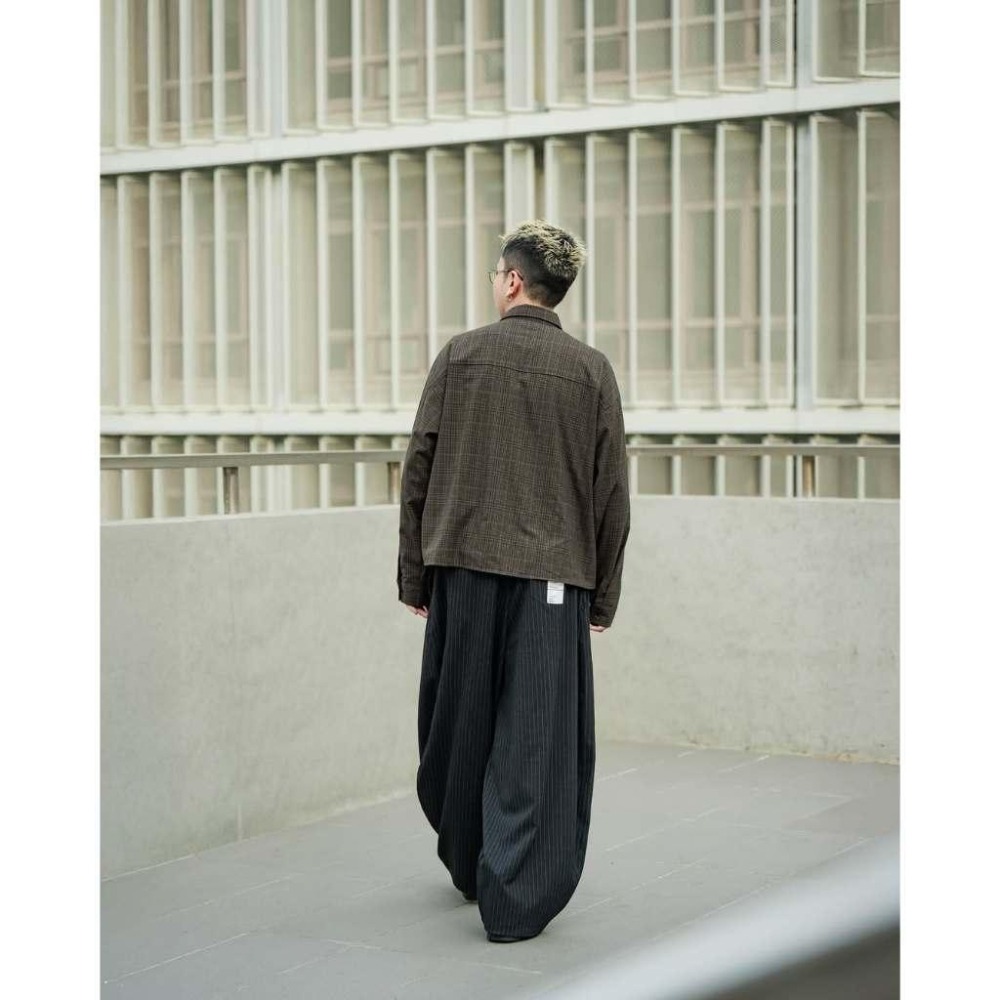 ORDINARY METAL TAG CROPPED CHECK SHIRT鐵牌短板格紋襯衫 PS中壢-細節圖9