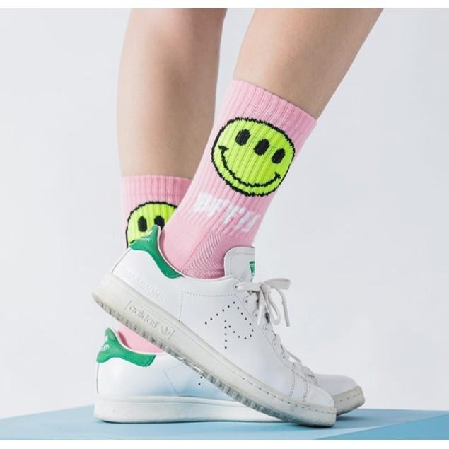 BEST FOOT FRIEND /BFF襪 BIG SMILE SOCK 微笑 長襪 【PS中壢】-細節圖6