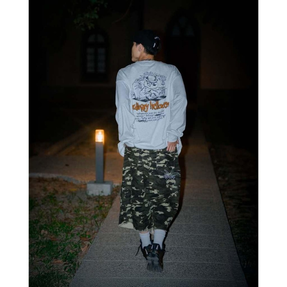 ORDINARY 25AW NIGHTMARE L/S TEE 美式驚悚電影插畫長TEE 店內價 【PS中壢】-細節圖8