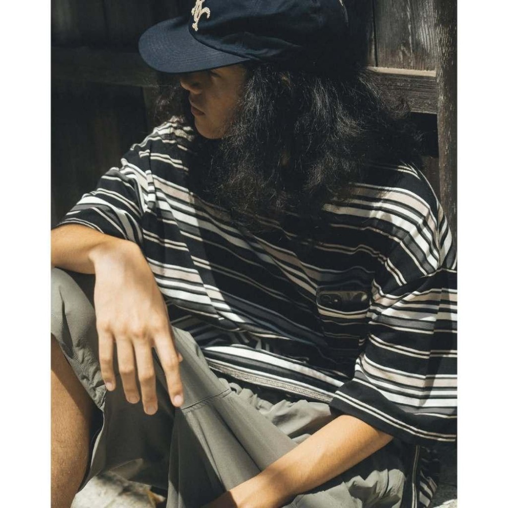 ORDINARY 24SS STRIPE T-SHIRT 漸層寬鬆橫條短TEE 店內價 【PS中壢】-細節圖5