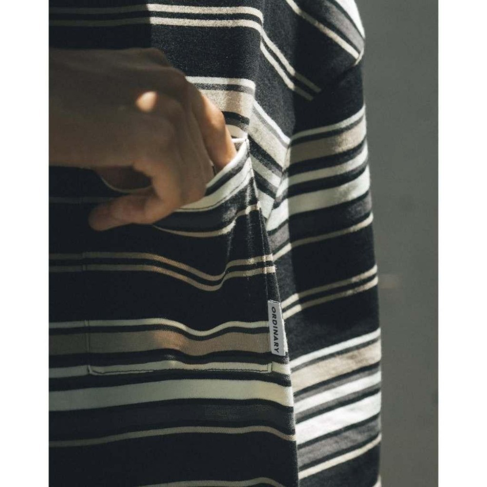 ORDINARY 24SS STRIPE T-SHIRT 漸層寬鬆橫條短TEE 店內價 【PS中壢】-細節圖7