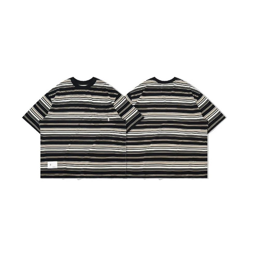 ORDINARY 24SS STRIPE T-SHIRT 漸層寬鬆橫條短TEE 店內價 【PS中壢】-規格圖1