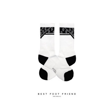 BEST FOOT FRIEND / BFF襪 拼接 變形蟲 長襪【PS中壢】-規格圖1