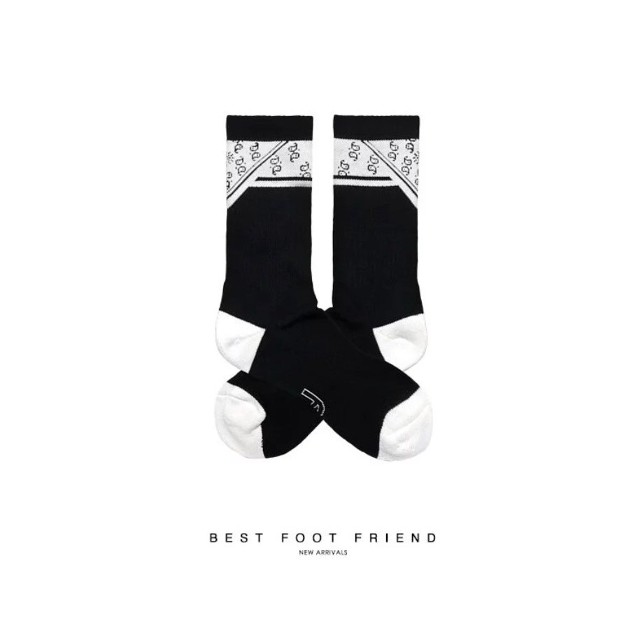 BEST FOOT FRIEND / BFF襪 拼接 變形蟲 長襪【PS中壢】-規格圖2