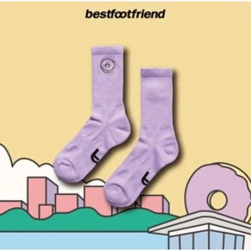 BEST FOOT FRIEND /BFF襪 變形蟲 長襪 素色 雙色 噴漆 撞色【PS中壢】綜合賣場-規格圖5