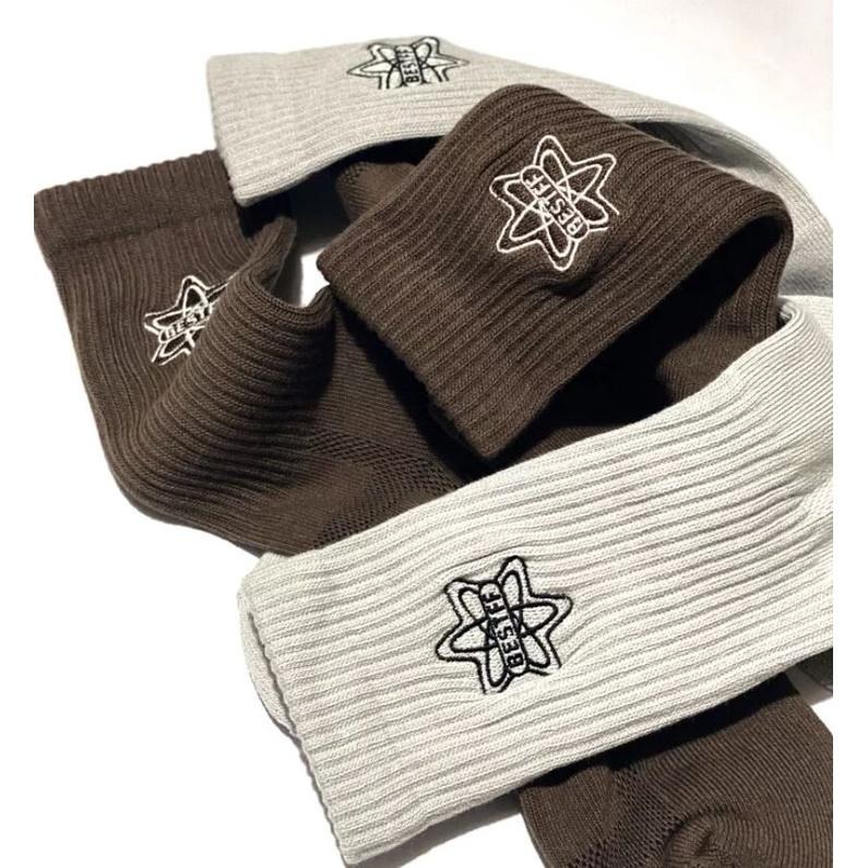 BEST FOOT FRIEND /BFF襪 電繡六芒星 長襪【PS中壢】-細節圖3