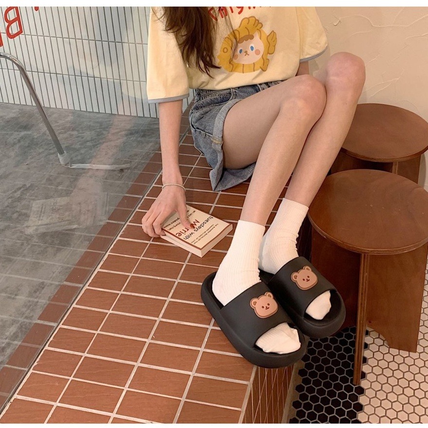 SOMI 熊麻吉  EVA 防水 超軟Q 厚底 室內 室外 造型 拖鞋【PS中壢】-規格圖10