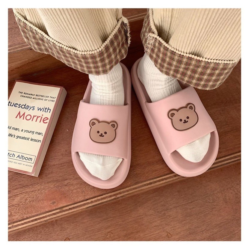 SOMI 熊麻吉  EVA 防水 超軟Q 厚底 室內 室外 造型 拖鞋【PS中壢】-規格圖10