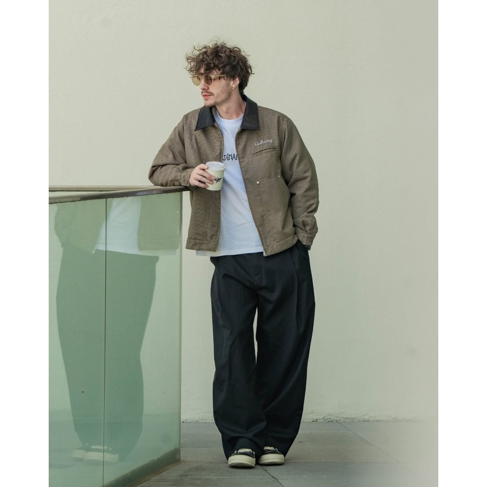 ORDINARY HOUNDSTOOTH COLLAR JACKET 千鳥格狩獵外套 店內價 【PS中壢】-細節圖2